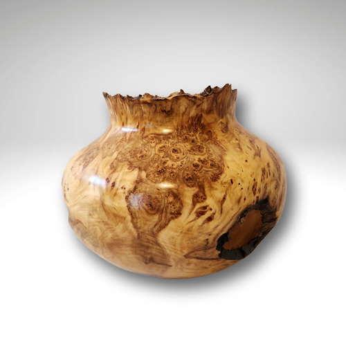 Click to view detail for JW-231 Aspen Burl Vessel $400